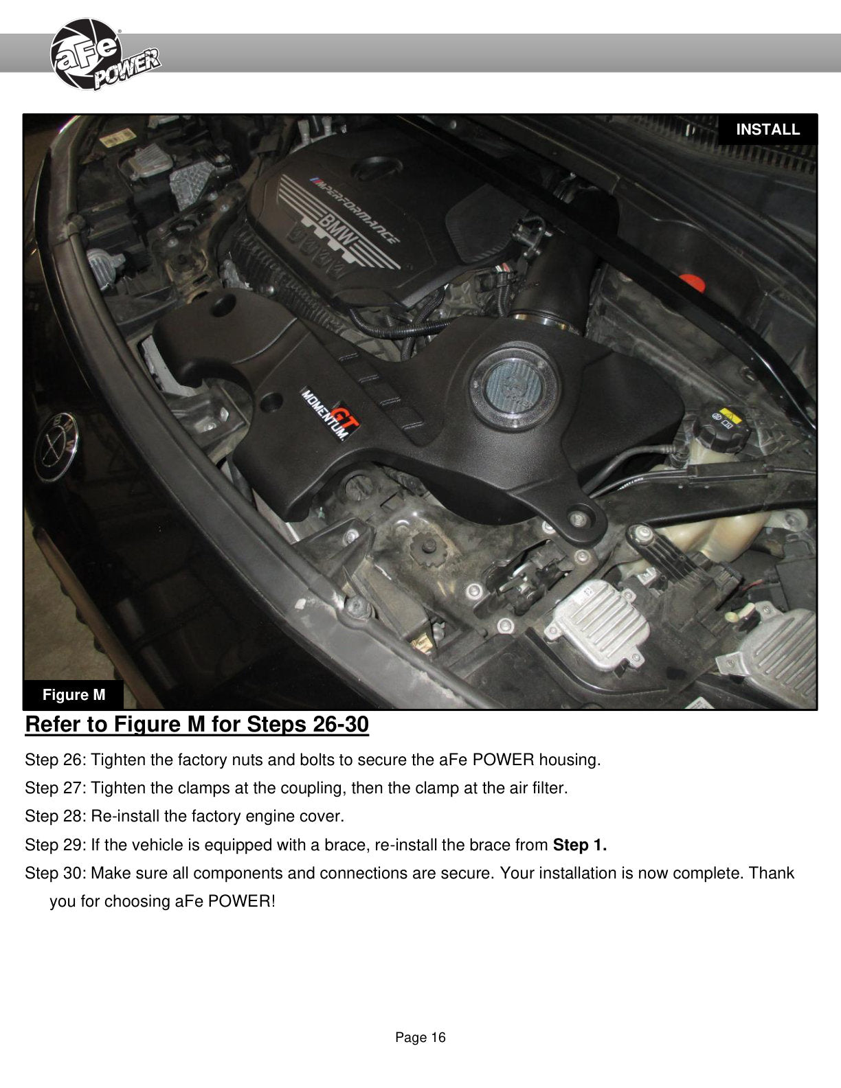 aFe Momentum GT Pro 5R Cold Air Intake System | MINI Cooper S (F56) (50-70068R)