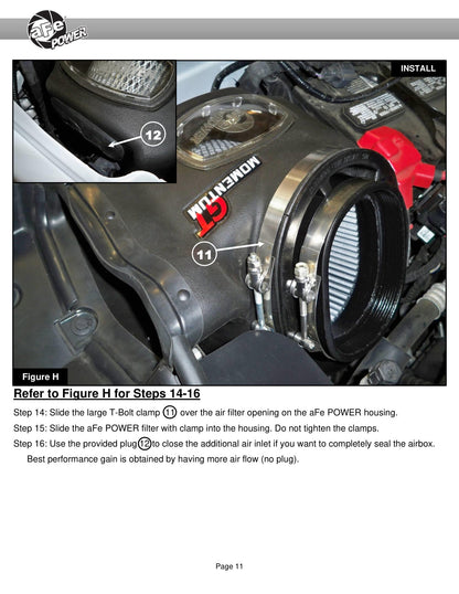 aFe Momentum GT Pro DRY S Cold Air Intake | Ford F-250/F-350 (20-21) (50-70069D)