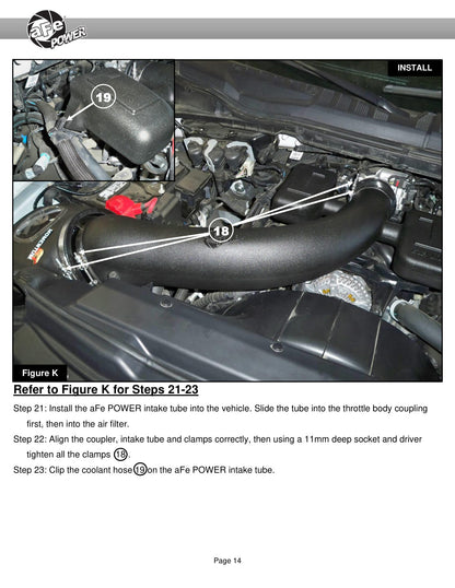aFe Momentum GT Pro DRY S Cold Air Intake | Ford F-250/F-350 (20-21) (50-70069D)