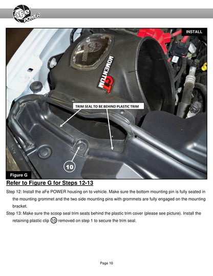 aFe Momentum GT Pro 5R Cold Air Intake | Ford F-250/F-350 (20-21) (50-70069R)