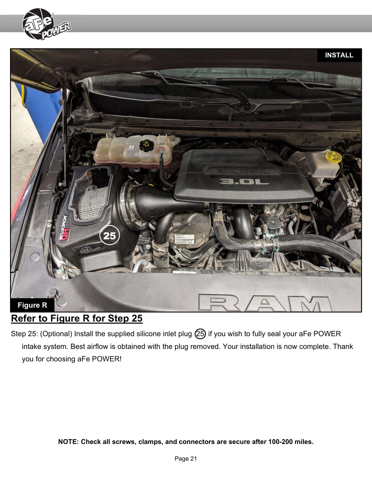 aFe Momentum HD Pro 10R Cold Air Intake | RAM 1500 3.0L V6 (td) (20-21) (50-70070T)