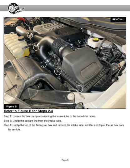 aFe Momentum GT Pro Dry S Intake System | Ford F-150 V6-3.5L (21+) (50-70072D)