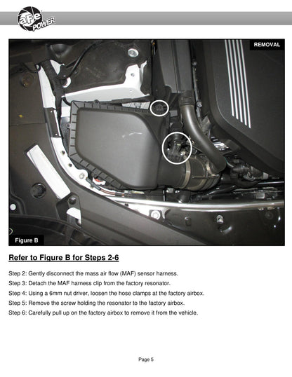 aFe Momentum GT Pro Dry S Intake 17-21 BMW 540i G30 L6-3.0L | BMW 5 Series G30 (50-70073D)