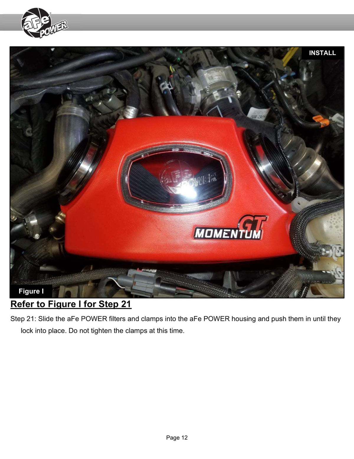 aFe Momentum GT Red Pro Dry S Cold Air Intake | Ford Explorer ST V6-3.0L TT (20-23) (50-70076KR)