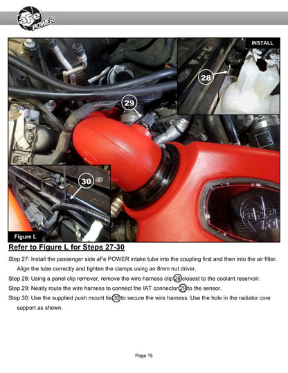 aFe Momentum GT Red Pro Dry S Cold Air Intake | Ford Explorer ST V6-3.0L TT (20-23) (50-70076KR)