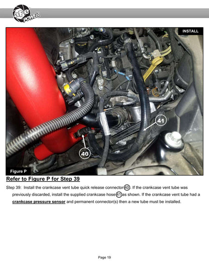 aFe Momentum GT Red Pro Dry S Cold Air Intake | Ford Explorer ST V6-3.0L TT (20-23) (50-70076KR)