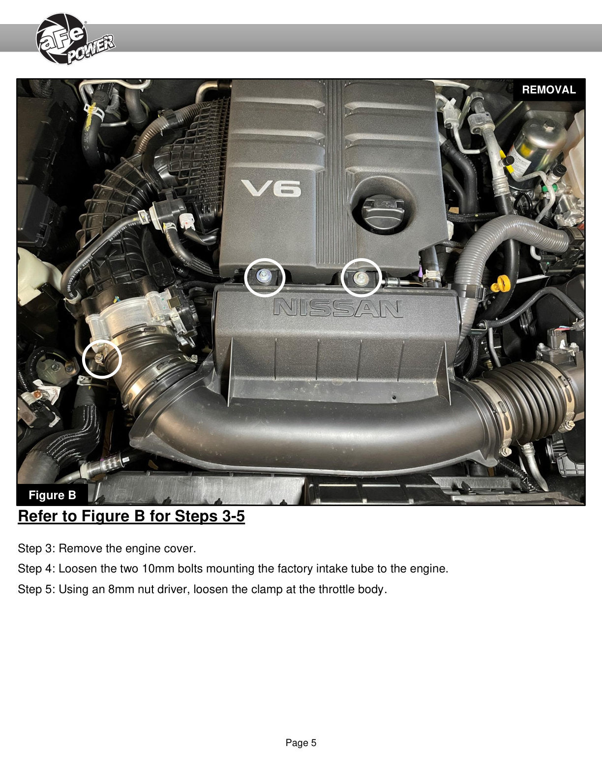 aFe Momentum GT 8" Pro DRY S Cold Air Intake | Nissan Frontier V6-3.8L (20-22) (50-70077D)