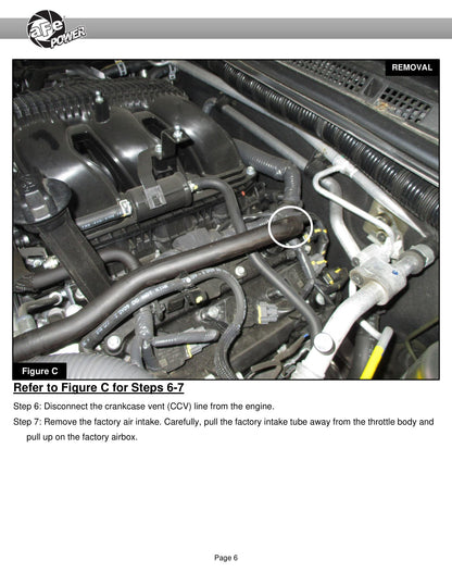 aFe Momentum GT 8" Pro DRY S Cold Air Intake | Nissan Frontier V6-3.8L (20-22) (50-70077D)