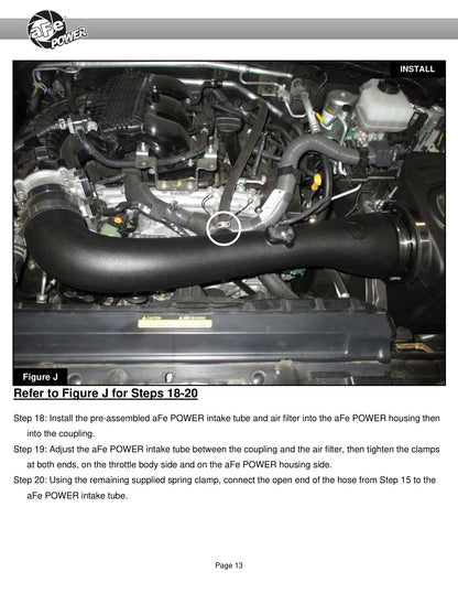 aFe Momentum GT 8" Pro DRY S Cold Air Intake | Nissan Frontier V6-3.8L (20-22) (50-70077D)