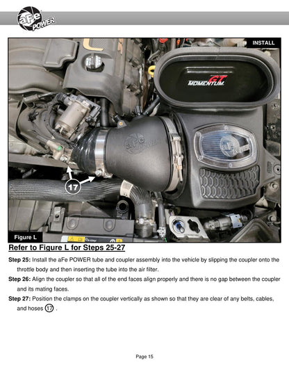 aFe Momentum GT Pro DRY S Cold Air Intake System | Jeep Wrangler (21-22) (50-70080D)