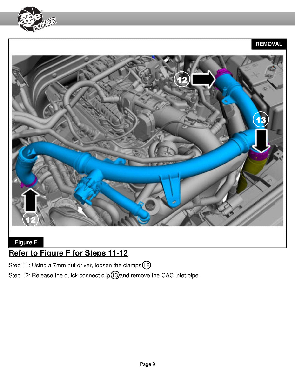 aFe Momentum GT Cold Air Intake w/ Pro GUARD 7 Filter | Ford Bronco V6-2.7TT (21-22) (50-70081G)