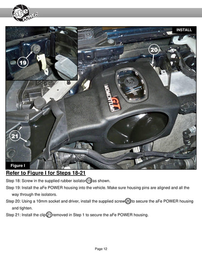 aFe Momentum GT Cold Air Intake w/ Pro GUARD 7 Filter | Ford Bronco V6-2.7TT (21-22) (50-70081G)