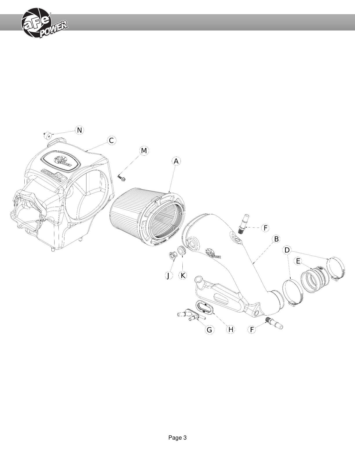 aFe Momentum HD CAI w/ Pro Dry S | Ford Bronco 2021+ (50-70082D)