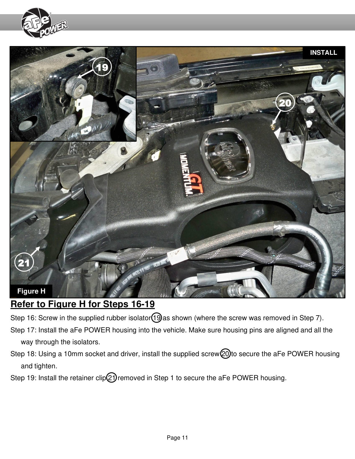 aFe Momentum HD CAI w/ Pro Dry S | Ford Bronco 2021+ (50-70082D)