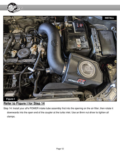 aFe Momentum GT Pro DRY S Cold Air Intake | Audi Q3 (18-26) (50-70087D)