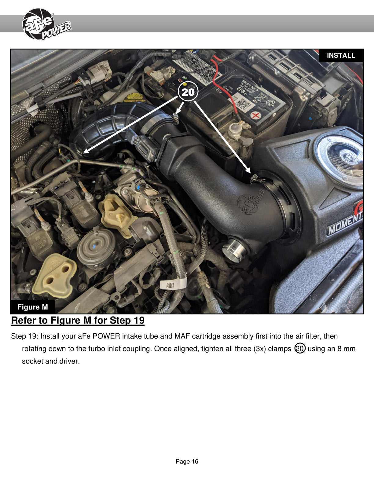 aFe Momentum GT Pro DRY S Cold Air Intake | VW Tiguan L4-2.0L (18-21) (50-70088D)