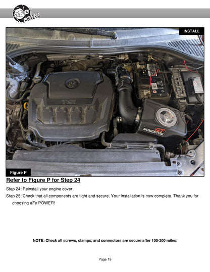 aFe Momentum GT Pro DRY S Cold Air Intake | VW Tiguan L4-2.0L (18-21) (50-70088D)
