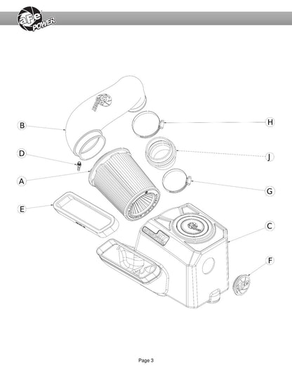 aFe 17-26 VW Atlas L4 2.0L Momentum GT CAI w/ Pro DRY S Filter (50-70089D)