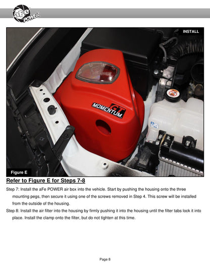 aFe Momentum GT Pro Dry S Intake System | Toyota Land Cruiser V6-3.4L (22-23) (50-70091DR)