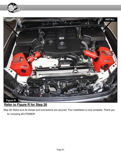aFe Momentum GT Pro Dry S Intake System | Toyota Land Cruiser V6-3.4L (22-23) (50-70091DR)