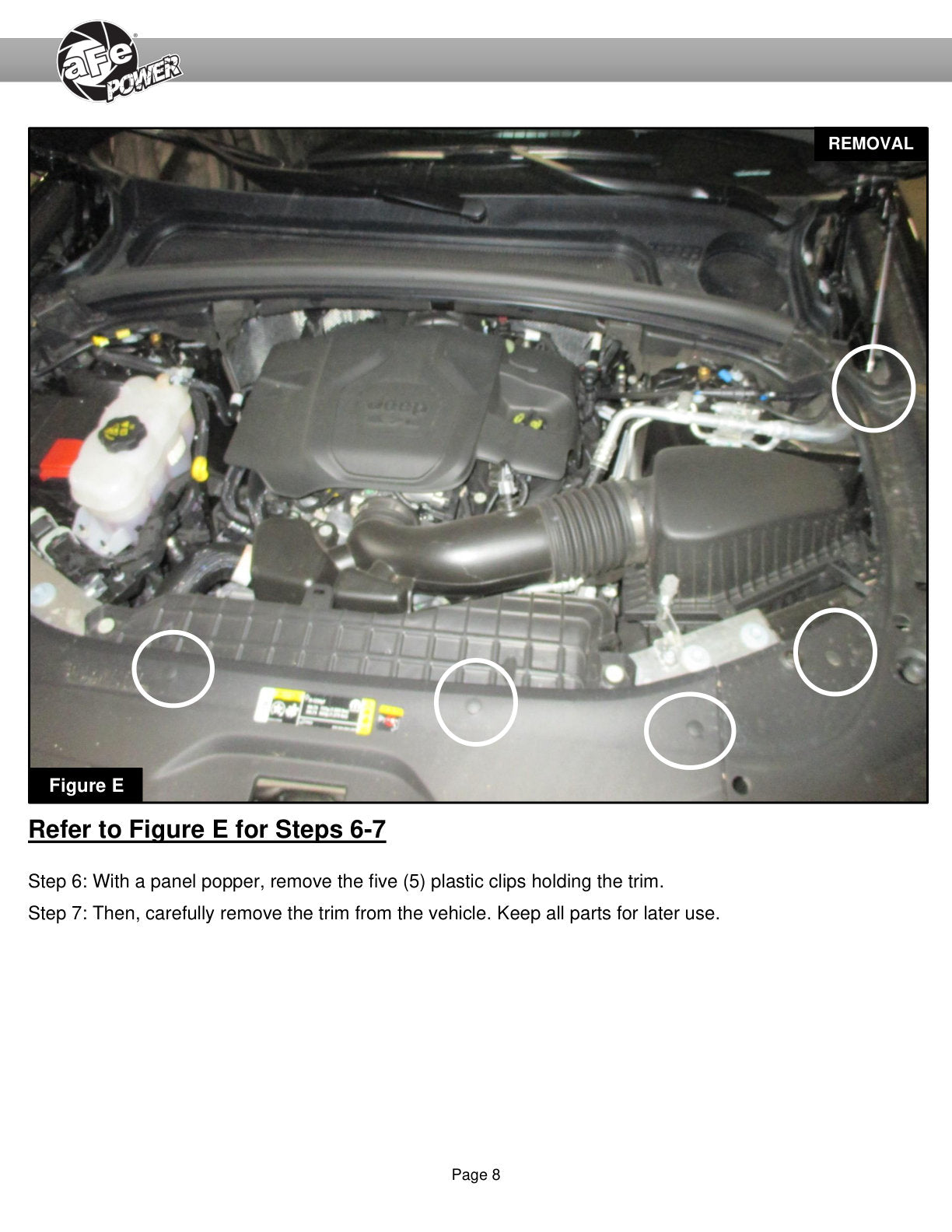 aFe 22-23 Jeep Grand Cherokee WL HEMI V8 5.7L Momentum GT CAI w/Pro Dry S Filter (50-70093D)