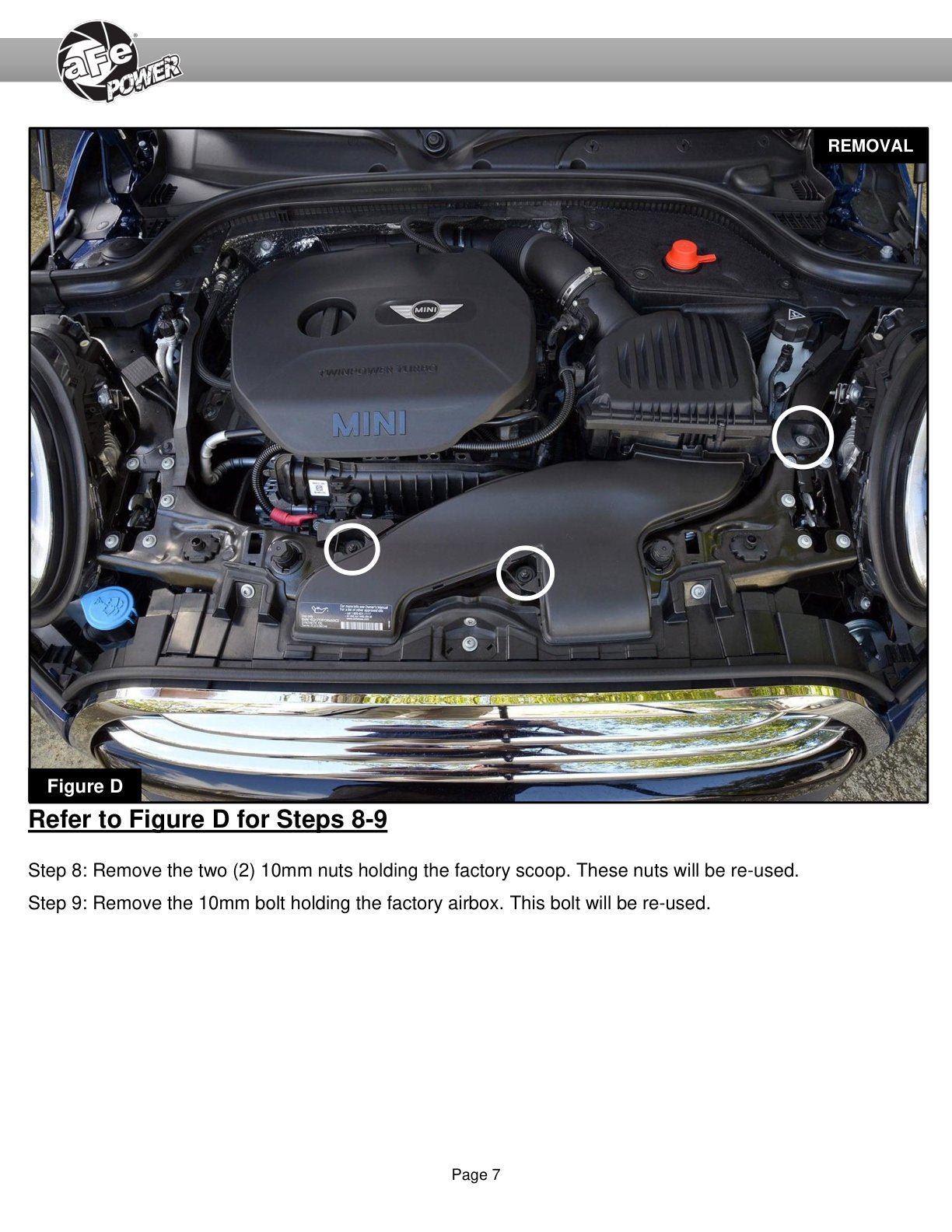 aFe 15-19 MINI Cooper S F55/F56 L4 2.0L Turbo Cold Air Intake w/ Pro 5R Filter (50-70097R)