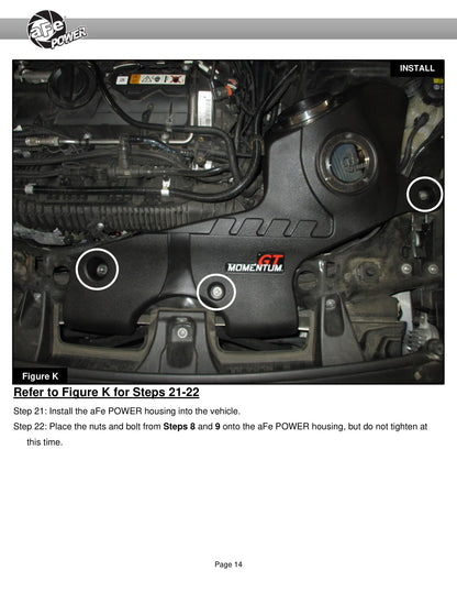 aFe 15-19 MINI Cooper S F55/F56 L4 2.0L Turbo Cold Air Intake w/ Pro 5R Filter (50-70097R)