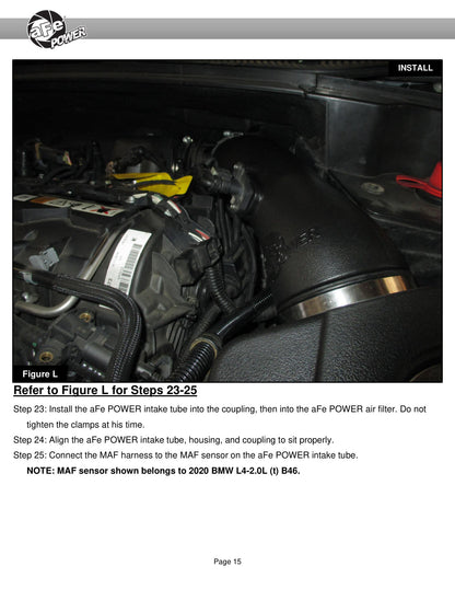 aFe 15-19 MINI Cooper S F55/F56 L4 2.0L Turbo Cold Air Intake w/ Pro 5R Filter (50-70097R)