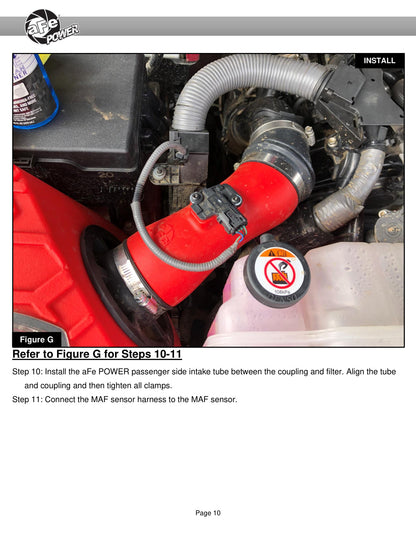 aFe Momentum GT Pro DRY S Intake Red Edition | Toyota Tundra V6-3.4L (22-23) (50-70100DR)