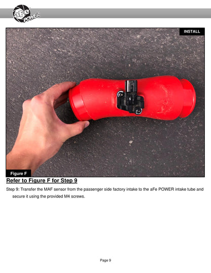 aFe 2022 Toyota Tundra V6-3.5L Momentum GT Cold Air Intake w/ Pro 5R Filter Orange (50-70100KN)