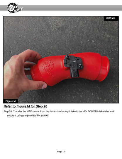 aFe 2022 Toyota Tundra V6-3.5L Momentum GT Cold Air Intake w/ Pro 5R Filter Orange (50-70100KN)