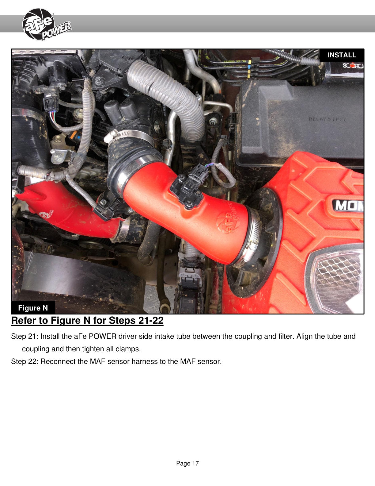 aFe 2022 Toyota Tundra V6-3.5L Momentum GT Cold Air Intake w/ Pro 5R Filter Orange (50-70100KN)