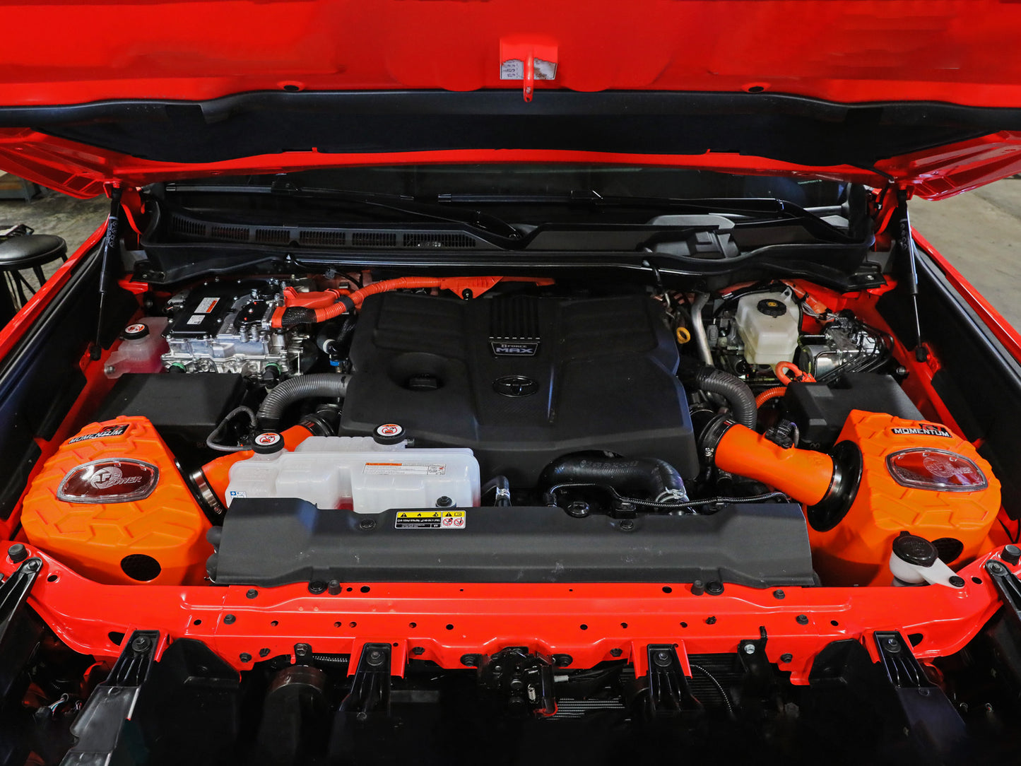 aFe 2022 Toyota Tundra V6-3.5L Momentum GT Cold Air Intake w/ Pro 5R Filter Orange (50-70100KN)