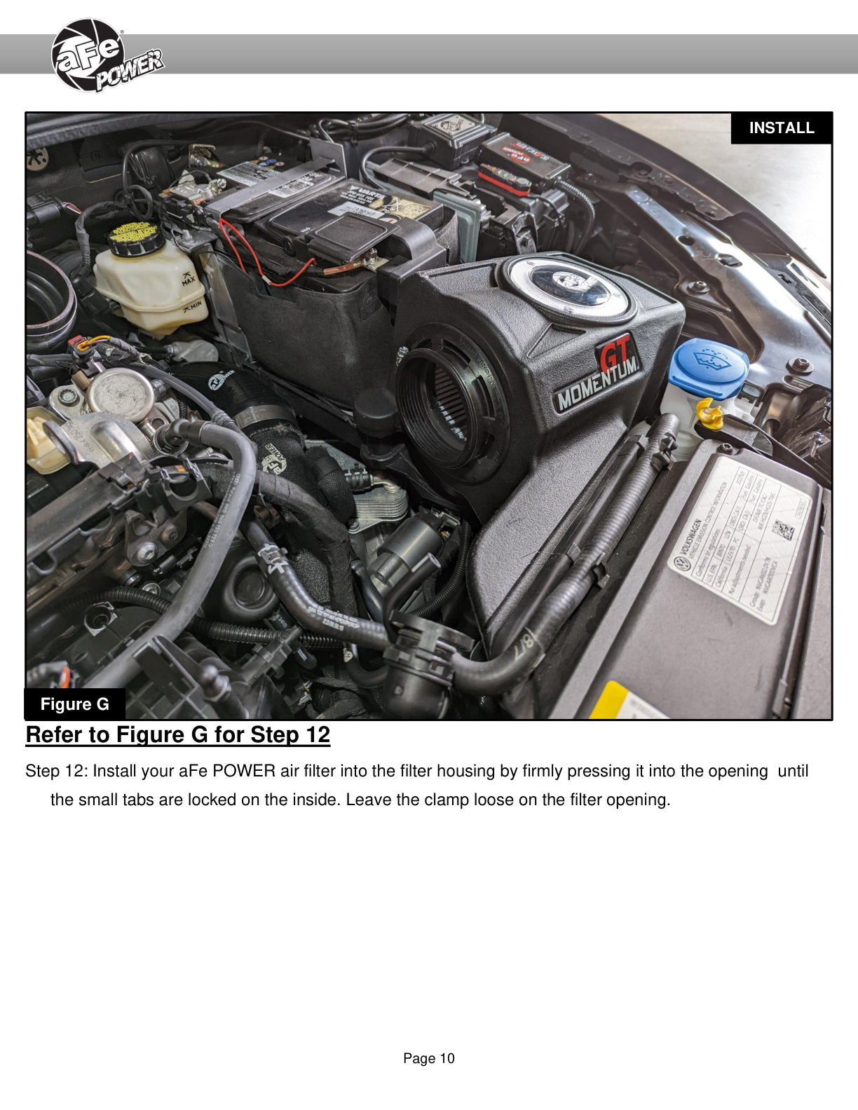aFe Momentum GT Cold Air Intake w/ Pro 5R Filter | VW GTI MKVIII 2.0L (22) (50-70104R)