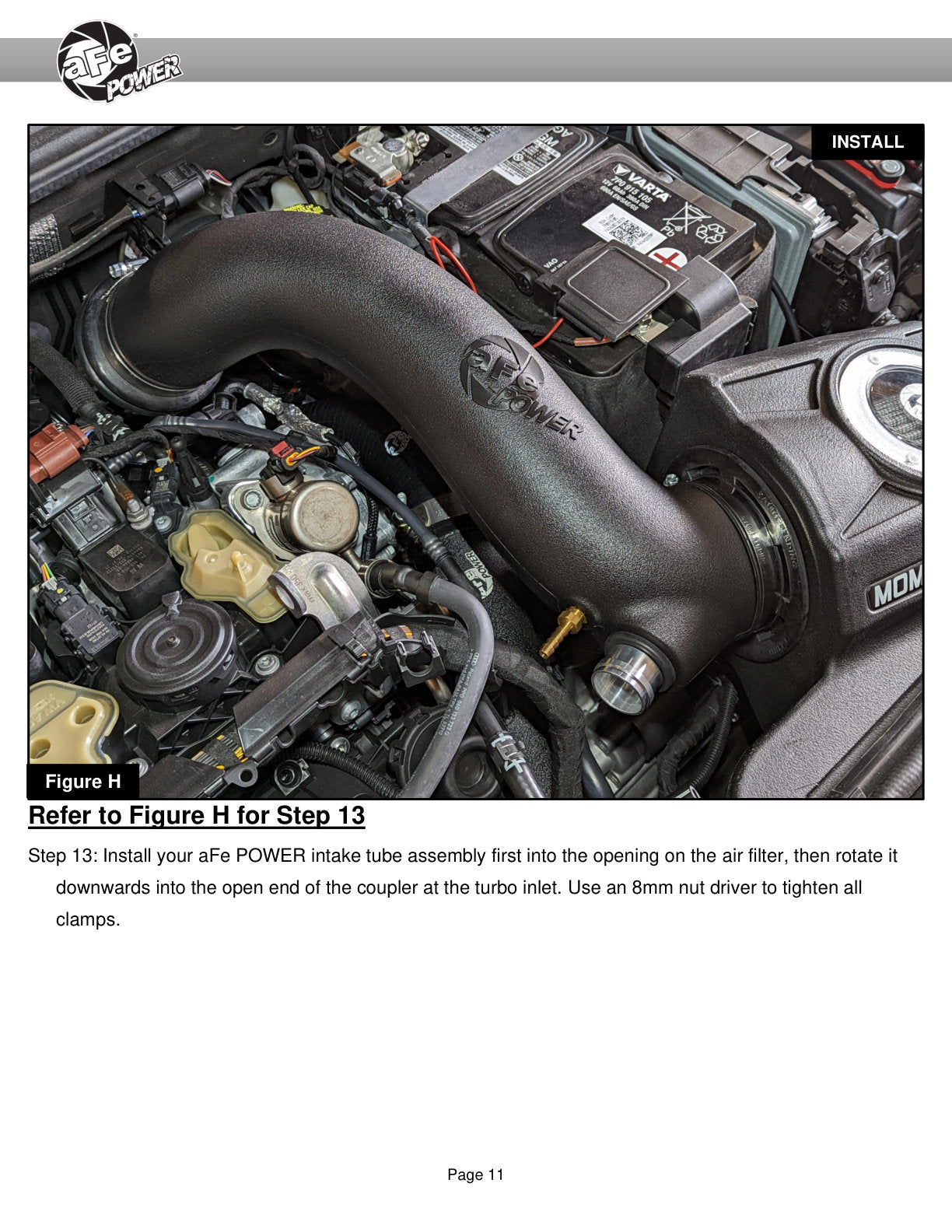 aFe Momentum GT Cold Air Intake w/ Pro 5R Filter | VW GTI MKVIII 2.0L (22) (50-70104R)