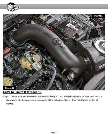 aFe Momentum GT Cold Air Intake w/ Pro 5R Filter | VW GTI MKVIII 2.0L (22) (50-70104R)