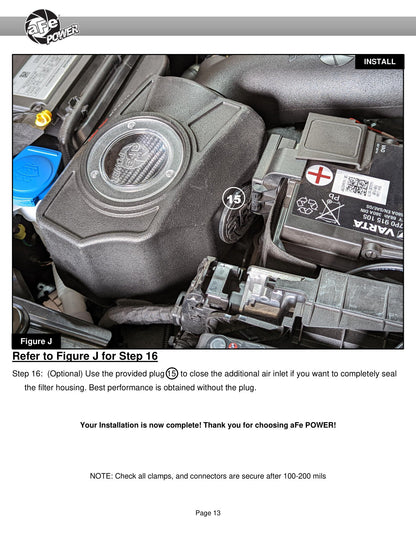 aFe Momentum GT Cold Air Intake w/ Pro 5R Filter | VW GTI MKVIII 2.0L (22) (50-70104R)