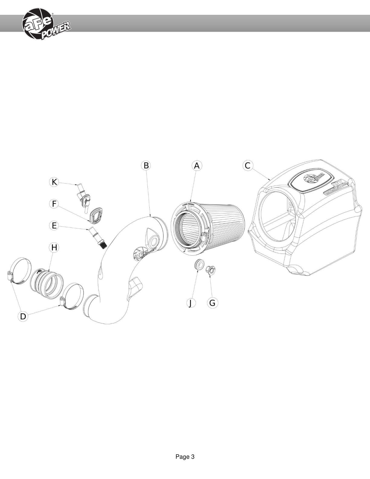 aFe 20-23 Ford Explorer L4 2.3L Momentum GT Cold Air Intake w/ Pro 5R Filter (50-70108R)