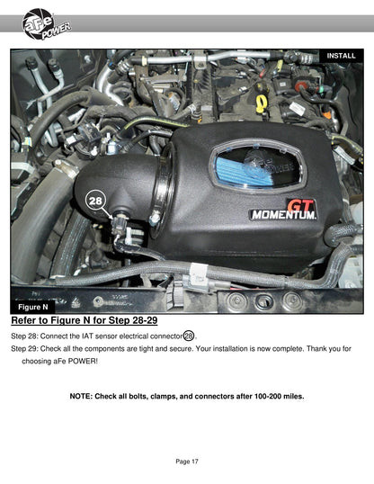 aFe 20-23 Ford Explorer L4 2.3L Momentum GT Cold Air Intake w/ Pro 5R Filter (50-70108R)