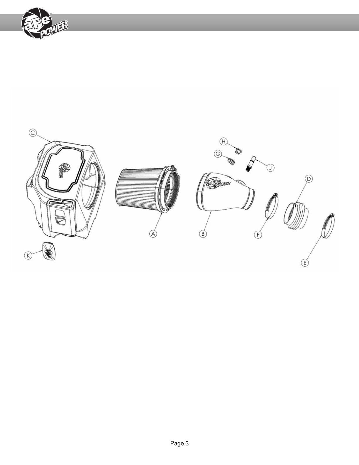 aFe Momentum GT Cold Air Intake | Jeep Grand Wagoneer (21-26) (50-70111D)