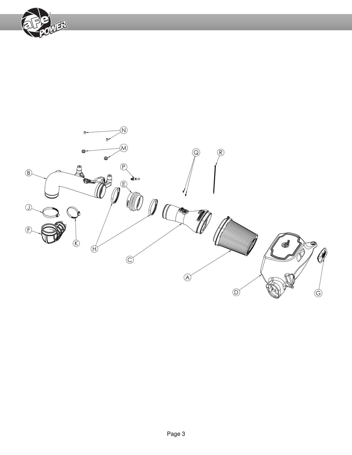 aFe Momentum GT Cold Air Intake | Chevy Colorado/GMC Canyon (12-26) (50-70113D)