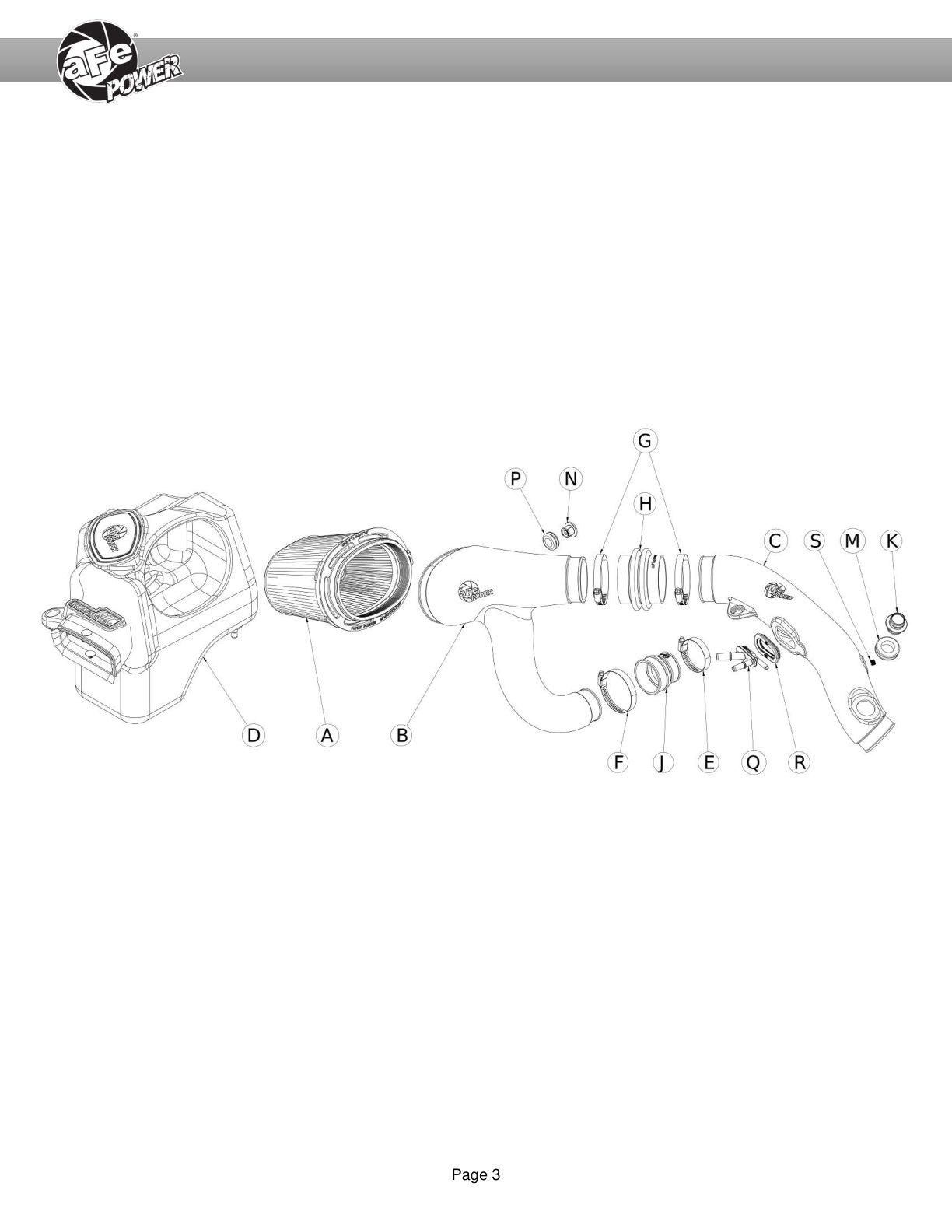 aFe Momentum Sealed Intake | Ford Ranger Raptor 22-26 (50-70116DN)