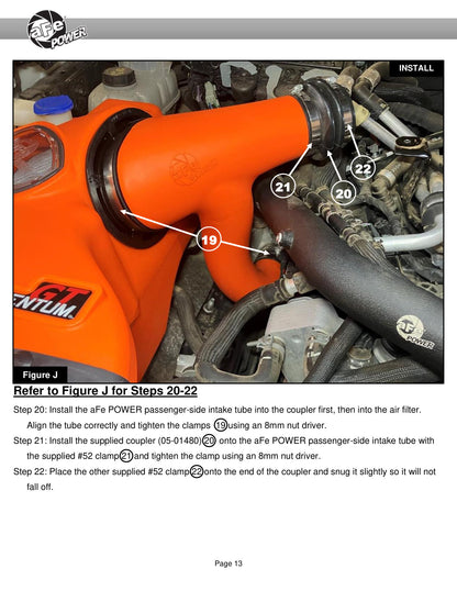 aFe Momentum Sealed Intake | Ford Ranger Raptor 22-26 (50-70116DN)