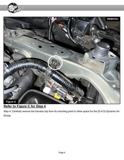aFe Momentum Dynamic Air Scoop For Intake kits 50-70119D and 50-70119R