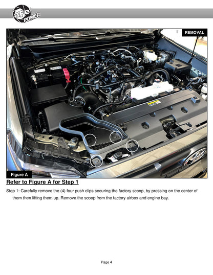 aFe Momentum GT 8in Cold Air Intake | Toyota Tacoma 24-26 (50-70119D)