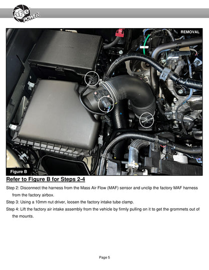 aFe Momentum GT Pro 5R Cold Air Intake System | Toyota Tacoma (24) (50-70119R)