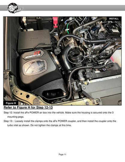 aFe Momentum GT Pro 5R Cold Air Intake System | Toyota Tacoma (24) (50-70119R)