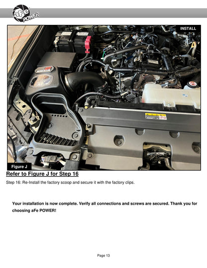 aFe Momentum GT Pro 5R Cold Air Intake System | Toyota Tacoma (24) (50-70119R)
