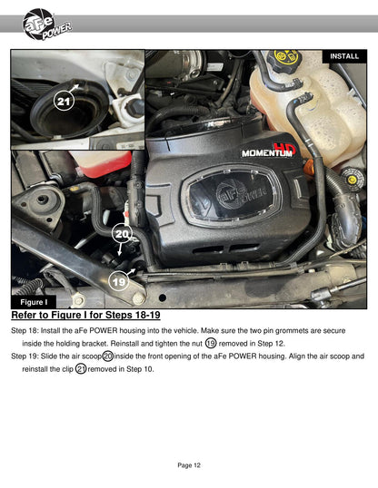 aFe Momentum HD Pro 10R Cold Air Intake | GM Trucks/SUVs L6-3.0L LM2/LZ0 (20-24) (50-70121T)