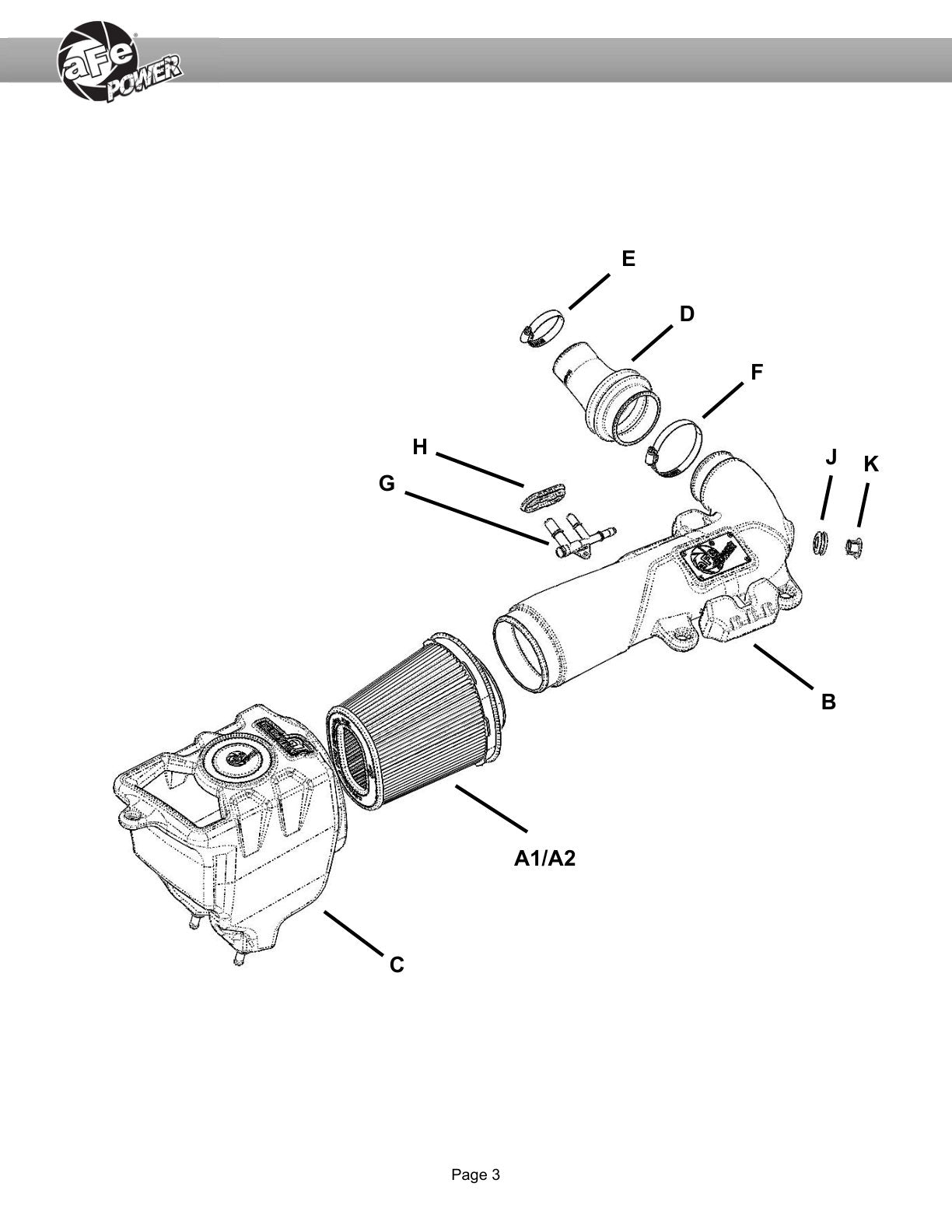 aFe Momentum Sealed Intake | Jeep Wrangler 4xe JL (18-26) (50-70123D)